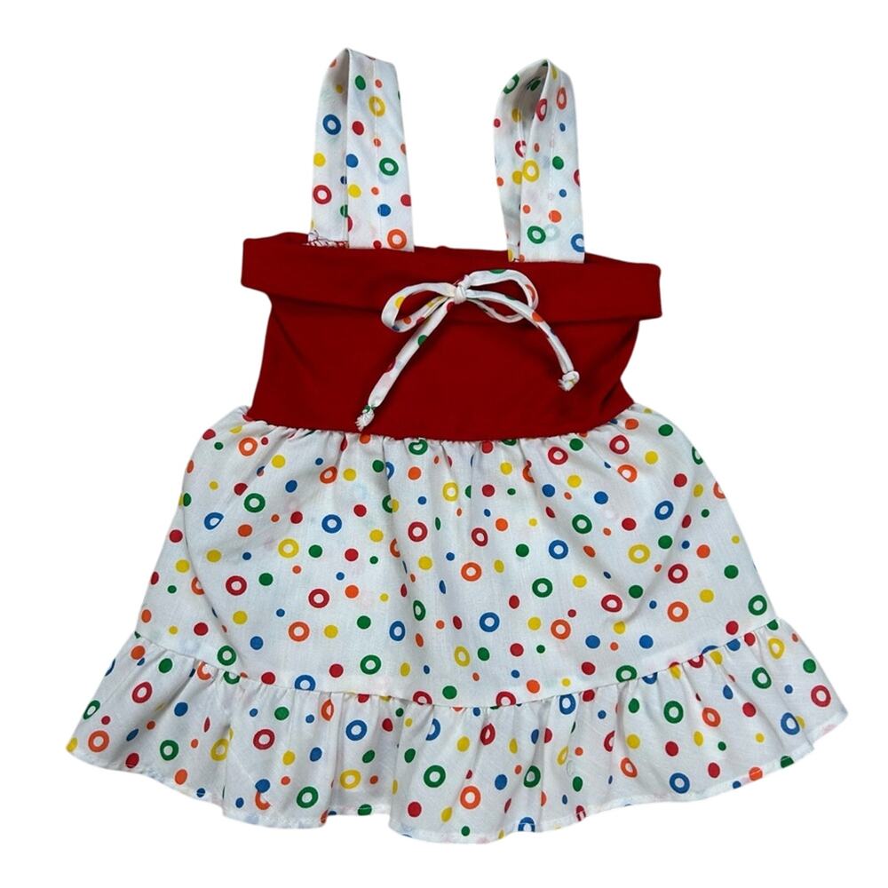 Vintage Baby Summer Halter Sundress 18 months 1970s